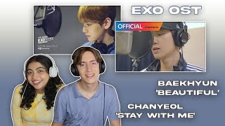 Couple Reacts to EXO OST  BAEKHYUN  Beautiful amp CHANYEOL PUNCH  Stay With Me [upl. by Yahsal]