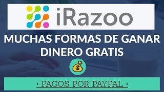 iRazoo ➡ Gana dinero para PayPal 💰 Tutorial en español • ¿PAGA [upl. by Eyar420]