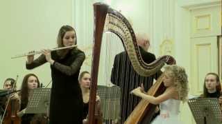 WA Mozart  Concerto for Flute and Harp KV 299 2nd movement [upl. by Sorazal236]