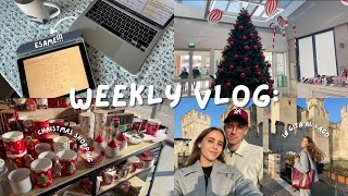 WEEKLY VLOG esami in università nuove unghie gita al lago shopping natalizio❤️ [upl. by Iarised794]