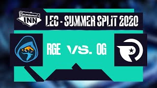 RGE vs OG  LEC Summer Split 2020  Day 8 GER [upl. by Noit671]