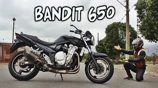 EM BUSCA DA MOTO PERFEITA BANDIT 650 [upl. by Cj477]