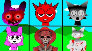 Sprunki Phase 1 VS Phase 2 VS Phase 3 VS Phase 4 VS Phase 5 in Incredibox Sprunki [upl. by Gensler972]