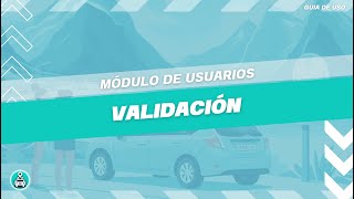 Validar cuenta y vehículo [upl. by Leummas]