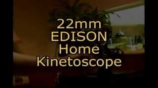 1912 Edison Home Kinetoscope in action [upl. by Eeliak]