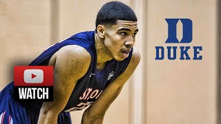 Jayson Tatum Full Highlights vs Team CP3 2015 Nike EYBL Peach Jam SF  28 Pts Goes to Duke [upl. by Aihsein553]