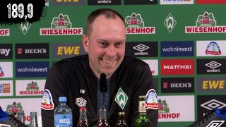 Vor Werder Bremen gegen FC Schalke 04 Die Highlights der Pressekonferenz in 1899 Sekunden [upl. by Leynad583]