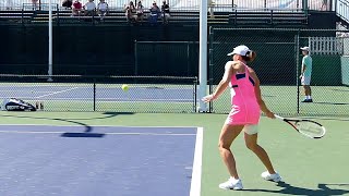 Jelena Jankovic Slow Motion  Former Tennis World No 1 WTA Backhand  WTA Forehand Technique [upl. by Nilok917]