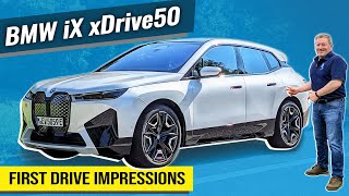 BMW iX xDrive50 First Drive Review [upl. by Borchert193]