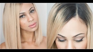 How I Apply My FullLace Wigs Natural Looking Part [upl. by Pine]