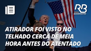 Sniper tirou fotos de atirador de Trump 30 minutos antes do comício [upl. by Curren]