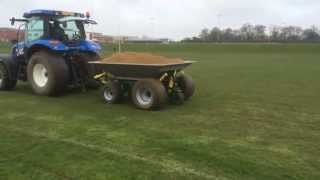 Rugby Pitch Secondary Drainage  Gravel banding [upl. by Nawad606]