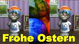 🐰 FROHE OSTERN Ostertage Osterhase Feiertage 🐰 Osternest Sprechender Kater Tom 2  Talking Cat [upl. by Naenej]