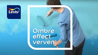 Het ombre effect op een muur verven  Levis Lets Colour [upl. by Sorensen]