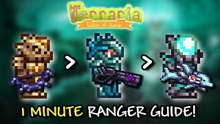 UPDATED Ranger Class Loadouts Guide  Terraria 144 Labor of Love Update [upl. by Hadwin]