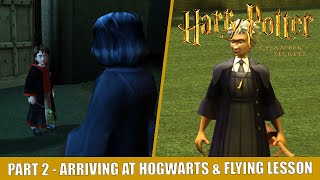 Harry Potter and the Chamber of Secrets  Part 2  Arriving at Hogwarts amp Flying Lesson [upl. by Domini885]