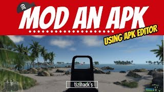 How to mod an apk with APK EDITOR [upl. by Aihsi543]