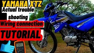 Yamaha XTZ 125 Actual trouble shooting  Hindi Umaandar [upl. by Burnie]