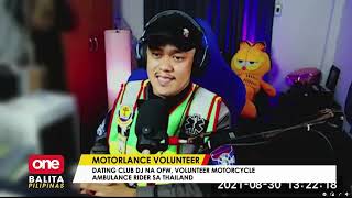 One Balita PH News5 Remi Story Motorlance Thailand [upl. by Drahnreb909]