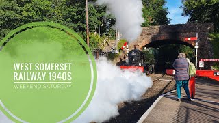 West Somerset Railway 1940s weekend Saturday [upl. by Milena]