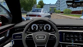 City Car Driving  Audi A6 55 TFSI  Fast Driving [upl. by Nanda]