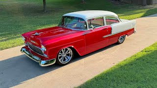 1955 Chevy BelAir with 8 Stack Fuel Injection FOR SALE SOLD [upl. by Notna]