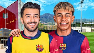 I Became A BARCELONA Youth Academy Player 😍 [upl. by Fosque820]