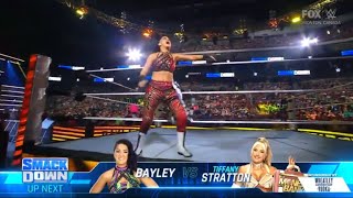 Bayley vs Tiffany Stratton  WWE Smackdown 9624  Smackdown September 6 2024 [upl. by Mayram]