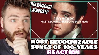 First Time Reacting to quotMost Recognizable Song Each Year of The Past 100 Yearsquot REACTION [upl. by Gehlbach693]