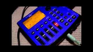 Korg Toneworks PXR4 multi track recorder effects section demo [upl. by Hainahpez873]