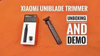 Xiaomi Uniblade Trimmer  Unboxing and Demo [upl. by Ayardna429]