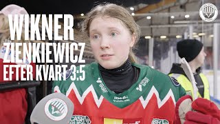 21 i matcher till Frölunda – Wikner Zienkiewicz efter den tredje kvartsfinalen [upl. by Kcinomod]