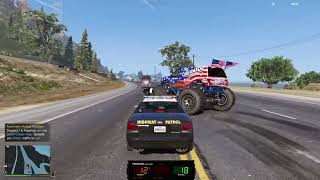 Paleto Bay Monster Truck Pursuit GTA 5 LSPDFR [upl. by Drislane587]