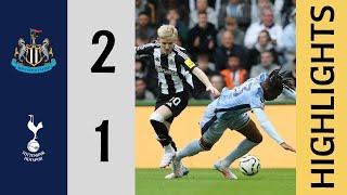 Newcastle United vs Tottenham 2  1  Premier League 202425  Highlights and all goals [upl. by Aidul432]