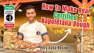 How to make Authentic Neapolitan Pizza DOUGH [upl. by Azirb]