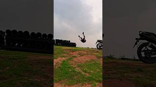 ✋️wait for and💥learn to Webster flip flip trend Parkour lifestyle crazy stunt viralshorts [upl. by Damarra]