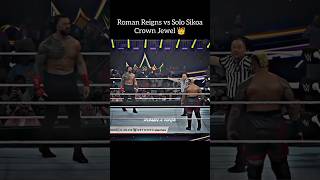 Roman Reigns VS Solo Sikoa Crown Jewel WWE  romanreings vs solosikoa amp crownjewel shorts wwe [upl. by Imas]