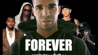 Drake ft Kanye West Lil Wayne Eminem amp JayZ  Forever remix [upl. by Lletnom]