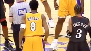 Kobe Bryant Defense on Allen Iverson  2001 Finals Game 1 [upl. by Novia343]