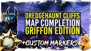 Guild Wars 2  Dredgehaunt Cliffs Map Completion with Custom Markers [upl. by Llahsram]