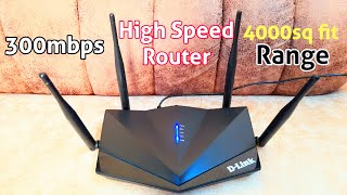 DLink Best Wifi Router 300mbps Speed  DIR650IN  Wifi Router Dlink Router [upl. by Allrud694]