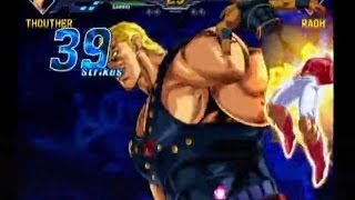 Hokuto no Ken Hige Souther vs Makintarou Raoh【AC北斗の拳】ひげサウザーｖｓ魔金太郎ラオウPart1 [upl. by Ful56]