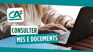 Comment consulter vos edocuments   TUTO CRÉDIT AGRICOLE [upl. by Cherilynn790]