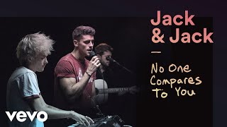 Jack amp Jack  quotNo One Compares to Youquot Official Performance  Vevo [upl. by Canale]