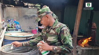 6 Comando Militar Regional participó en jornada de aplicación de BTI en barrios de Matagalpa [upl. by Hetty734]