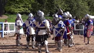 BBC Sports Presenter Mike Bushell becomes a Medieval Knight at Scone Palace during IMCF 2018 [upl. by Pauly]