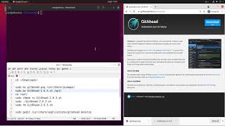 GitAhead  Install GitAhead on Linux  Ubuntu with Desktop Icon [upl. by Ellocin]