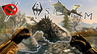 Can I take on 2 DRAGONS at once  Skyrim Unarmed Challenge 5 [upl. by Fulvi]