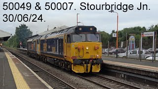 50049 amp 50007 Stourbridge Junction 300624 [upl. by Yrellih958]