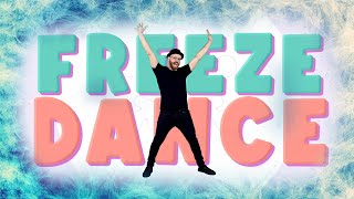 Freeze Dance Song  DJ Raphi  Dance Party for kids [upl. by Alahcim]